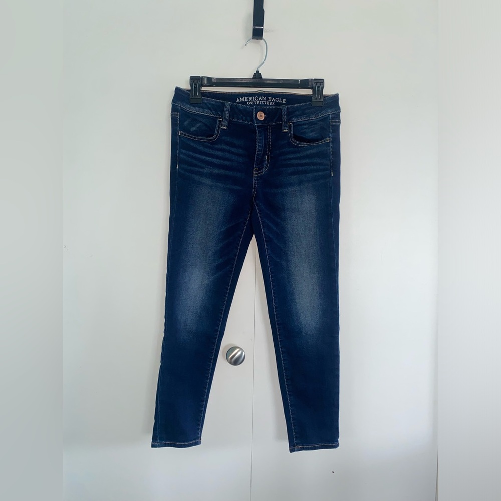 American Eagle Super Stretch Cropped Jeggings Size 4 Regular